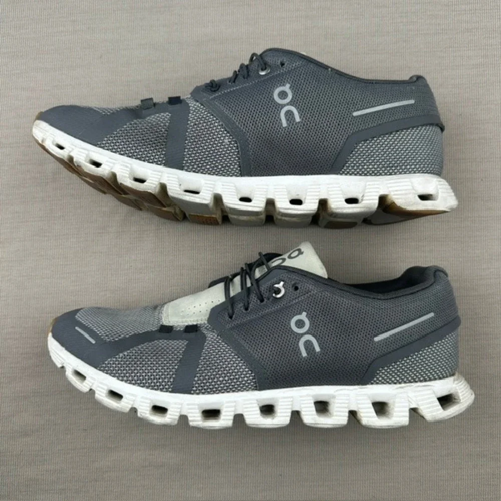On Cloud 5 Combo Rock Ice Men's Size 10 Gray White 79.98151